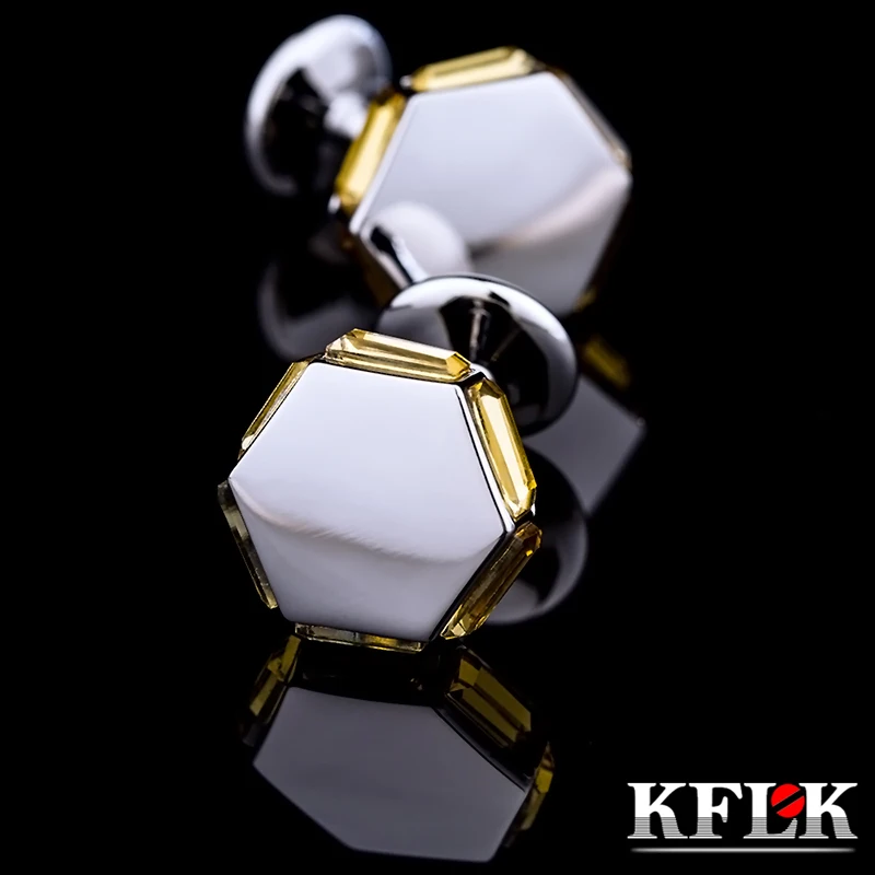 KFLK jewelry fashion brand of shirts cufflinks yellow crystal cufflinks luxury wedding button male high quality guests
KFLK jewelry fashion brand of shirts cufflinks yellow crystal cufflinks luxury wedding button male high quality guests