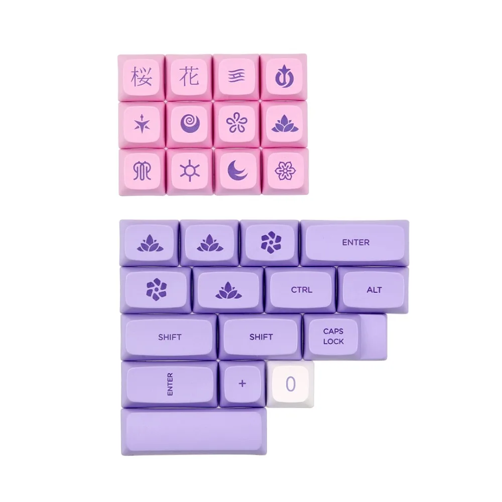Предварительный заказ 145 клавиш dye subbed keycap толстые PBT xda профиль колпачки для 61 87 104