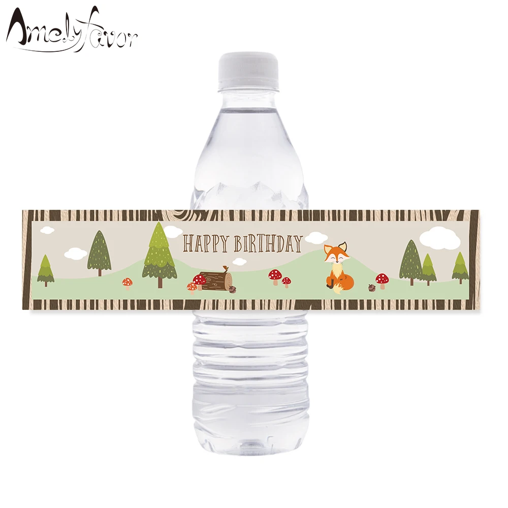 Woodland Animal Party Fox Water Bottle Label Birthday Party Decorations Kids Woodland Party Supplies Fox Water Bottle Wrapper
Woodland Animal Party Fox Water Bottle Label Birthday Party Decorations Kids Woodland Party Supplies Fox Water Bottle Wrapper