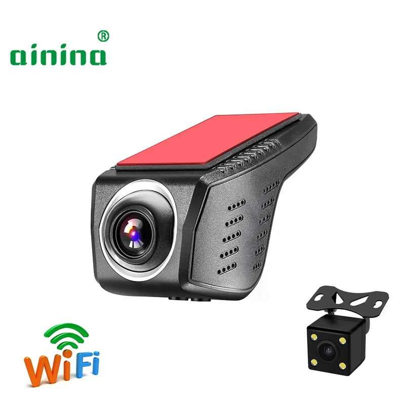Ainina WiFi 2 объектива Автомобильная мини-камера 1080P wifi Автомобильный видеорегистратор, ночное видение WiFi автомобильный видеорегистратор
Ainina WiFi 2 объектива Автомобильная мини-камера 1080P wifi Автомобильный видеорегистратор, ночное видение WiFi автомобильный видеорегистратор