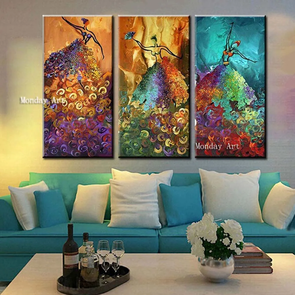 Wall Art Handpainted Modern Figure Oil Paintings Home Decor painting Wall Art picture Large Knife Colorful Dancer Women Picture
Wall Art Handpainted Modern Figure Oil Paintings Home Decor painting Wall Art picture Large Knife Colorful Dancer Women Picture