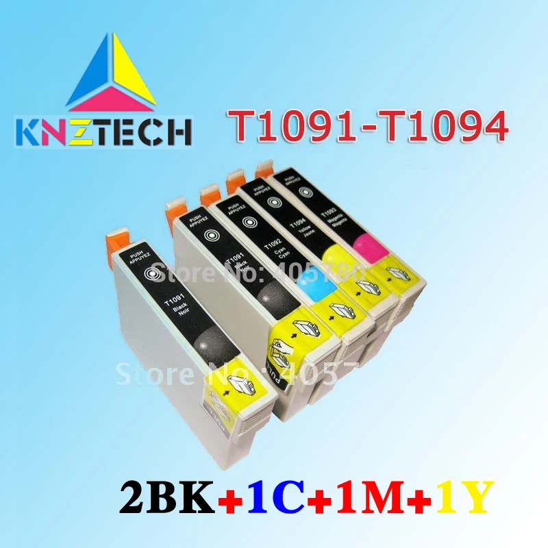 T1091-T1094 ink cartridge compatible for T1091 ME30/ME300/70/360/80w/600f/700fw/510/520/650fn/1100
T1091-T1094 ink cartridge compatible for T1091 ME30/ME300/70/360/80w/600f/700fw/510/520/650fn/1100