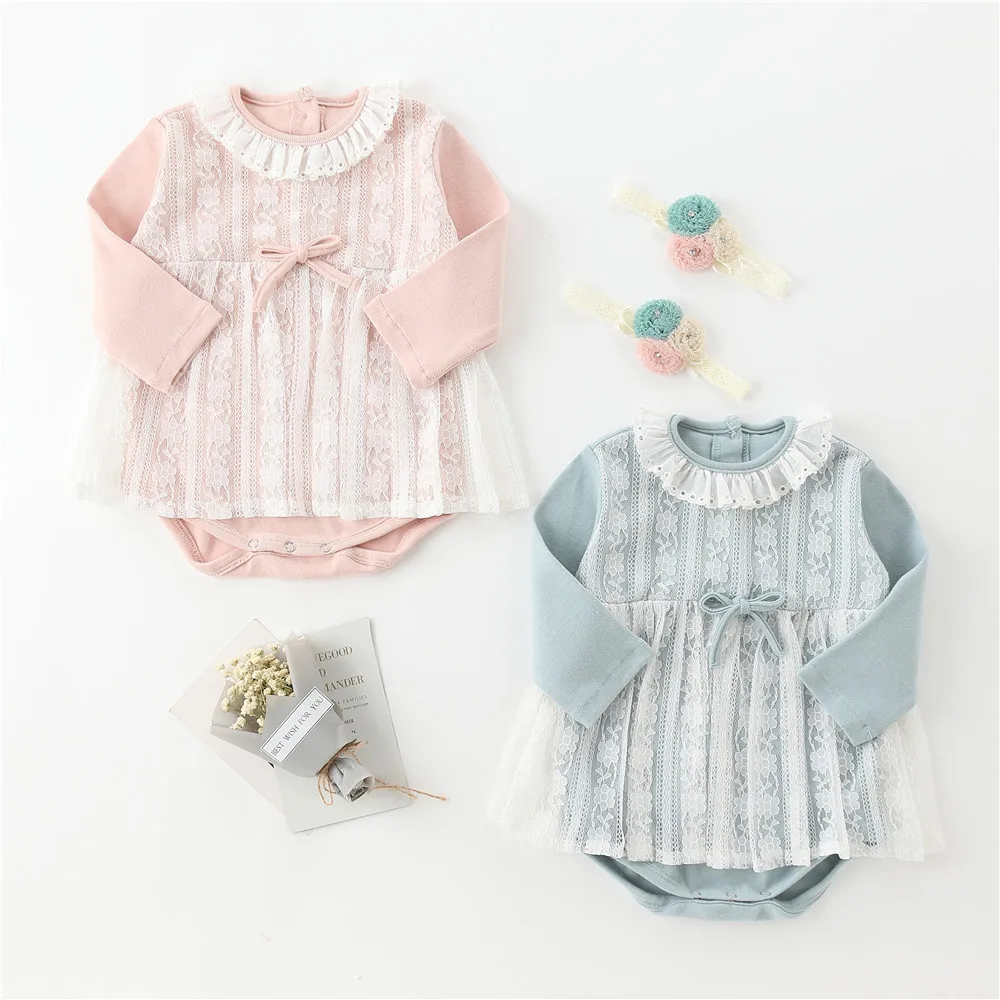 2019 Autumn Fashion Newborn Girls Babysuits Infant Baby Long Sleeve Lace Bow Romper Clothes Cotton Kids Birthday Party Clothes
2019 Autumn Fashion Newborn Girls Babysuits Infant Baby Long Sleeve Lace Bow Romper Clothes Cotton Kids Birthday Party Clothes