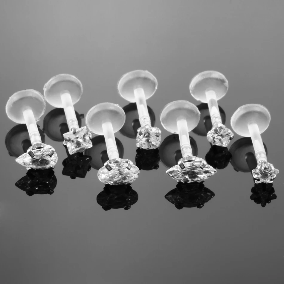 1PC Bioplast Flexible Labret Piercing Tragus Cartilage Piercings Horse Eye Ellips Lip Ring Stud Piercing Sexy Body Jewelry
1PC Bioplast Flexible Labret Piercing Tragus Cartilage Piercings Horse Eye Ellips Lip Ring Stud Piercing Sexy Body Jewelry
