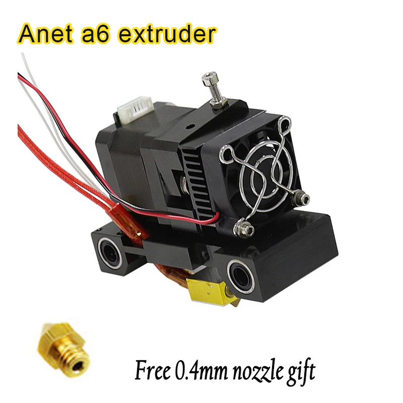 Anet A6 titan экструдер 12 В 40 Вт MK8 0,4 мм Сопла Экструдер 1,75 нить 42 шага двигатель для Reprap makerbot i3 3D-принтера запчасти
Anet A6 titan экструдер 12 В 40 Вт MK8 0,4 мм Сопла Экструдер 1,75 нить 42 шага двигатель для Reprap makerbot i3 3D-принтера запчасти