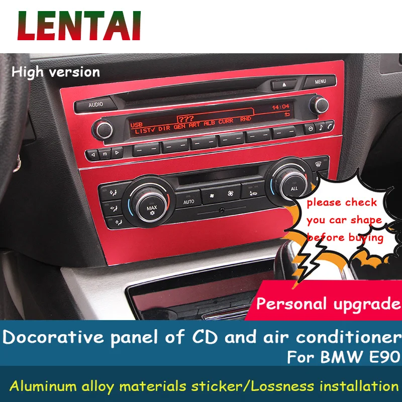LENTAI 2x авто аксессуар для автомобиля из нержавеющей стали интерьер CD кондиционер