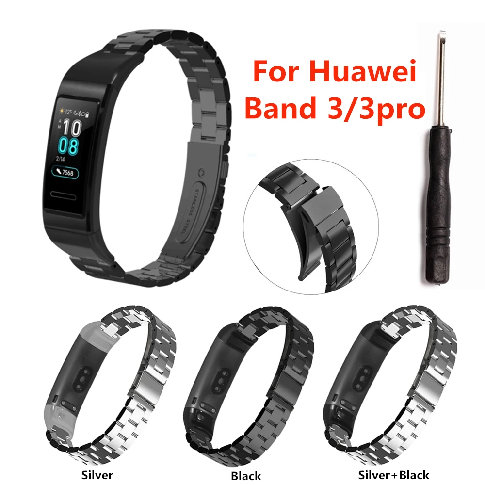 Replacement Wriststrap For Huawei Band 3 Pro Strap Stainless Steel Metal Smart Watch Band For Huawei Band 3 Bracelet Accessories
Replacement Wriststrap For Huawei Band 3 Pro Strap Stainless Steel Metal Smart Watch Band For Huawei Band 3 Bracelet Accessories