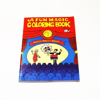 Large Size Magic Coloring Cartoon Book Magic Tricks 28*21mm Best For Children Magic Stage Gimmick Illusion Mentalism Funny