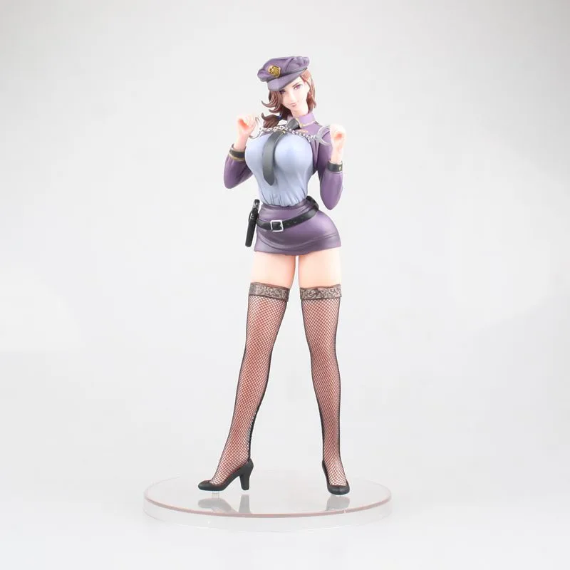 

Аниме A +, разработанная не Акико, женщина-полицейская, Xiao Zi, сексуальная девушка, ПВХ экшн-фигурка, Коллекционная модель, кукла, игрушка 27 см