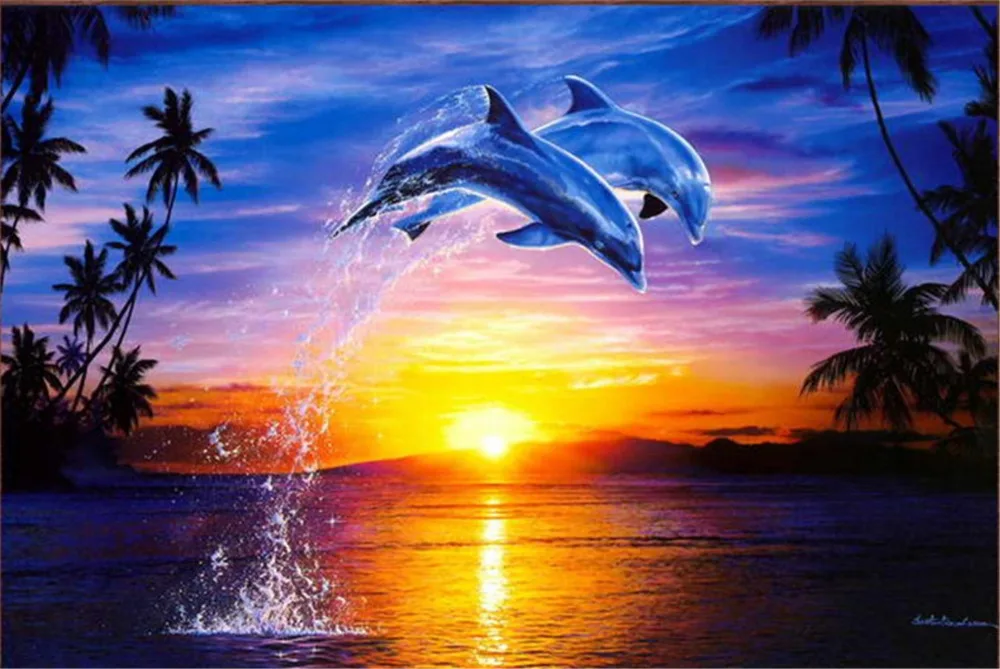 Animal Dolphins Wall Art Seaview Performance Scenery Oil Painting Picture Printed On Canvas Home Decoration
Animal Dolphins Wall Art Seaview Performance Scenery Oil Painting Picture Printed On Canvas Home Decoration