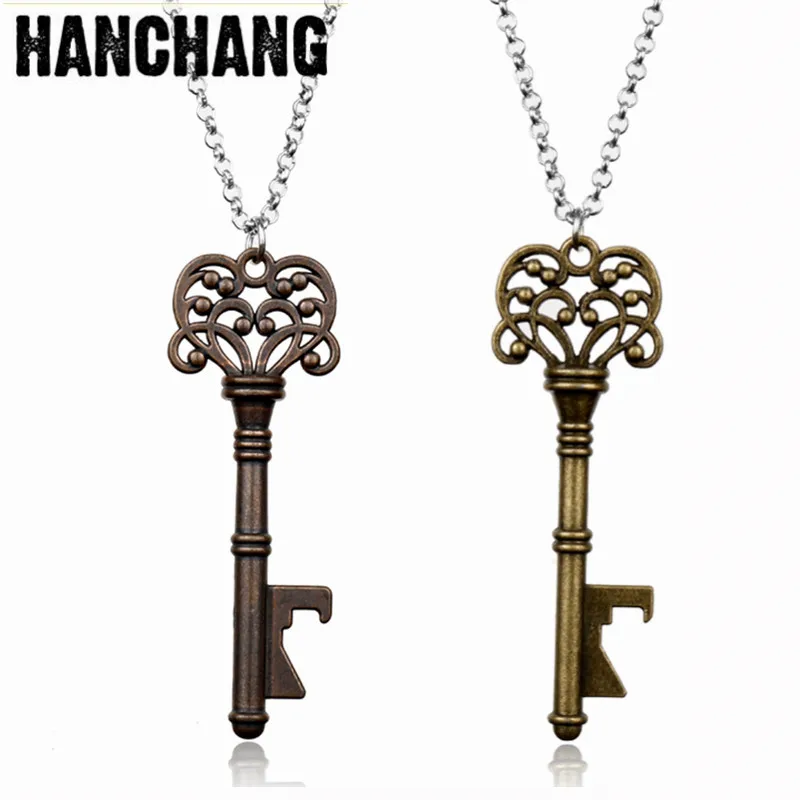 HANCHANG Vintage Jewelry Handmade Key Pendant Necklace Female Student Style Ethnic Long Sweat Necklace Party Decoration
HANCHANG Vintage Jewelry Handmade Key Pendant Necklace Female Student Style Ethnic Long Sweat Necklace Party Decoration