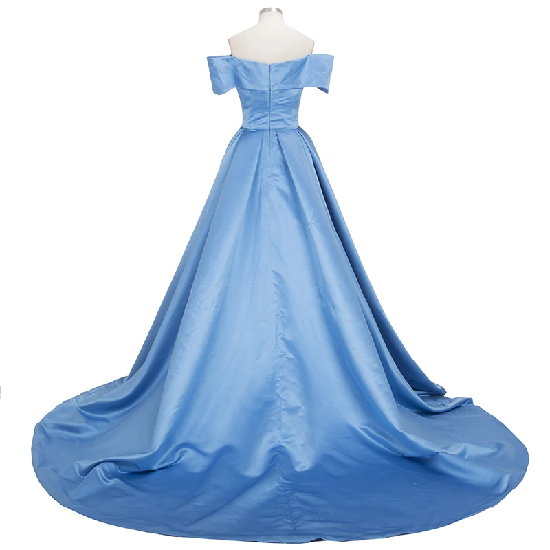Hot Sale Sexy V-Neck Backless Long Prom Dresses Elegant Off The Shoulder Satin Prom Gowns A-Line Formal Party Dress Real Photos
Hot Sale Sexy V-Neck Backless Long Prom Dresses Elegant Off The Shoulder Satin Prom Gowns A-Line Formal Party Dress Real Photos