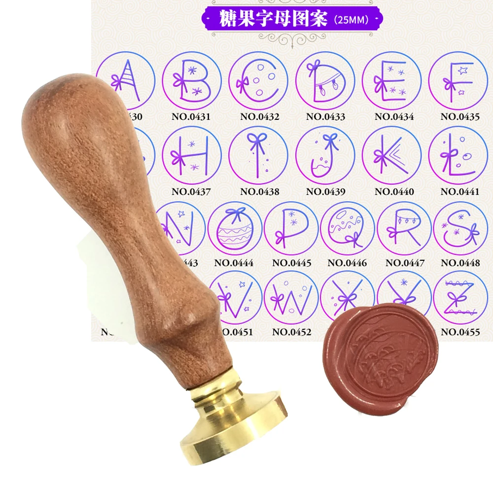 Cute Candy Letter Wax Seal Copper head wood Handle Curlicue Alphabet DIY Vintage Ancient Retro gift Ribbon bowknot High Quality
Cute Candy Letter Wax Seal Copper head wood Handle Curlicue Alphabet DIY Vintage Ancient Retro gift Ribbon bowknot High Quality