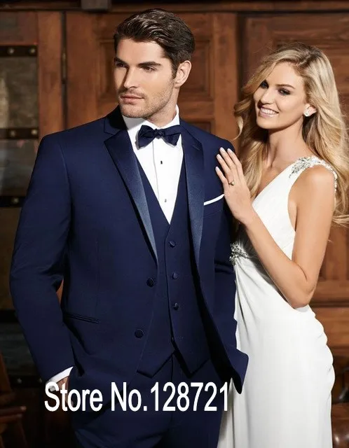 Handsome Mens Suits Navy Blue Groom Tuxedos Wedding Party Dinner Best Man Suits Blazer (Jacket+Pants+Vest+Tie) NO:1536
Handsome Mens Suits Navy Blue Groom Tuxedos Wedding Party Dinner Best Man Suits Blazer (Jacket+Pants+Vest+Tie) NO:1536