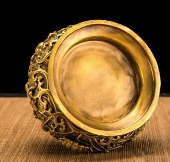 Tibet Pure Bronze Buddhism Auspicious Lotus Lotus Leaf Statue Jar Incense Burner Censer
Tibet Pure Bronze Buddhism Auspicious Lotus Lotus Leaf Statue Jar Incense Burner Censer