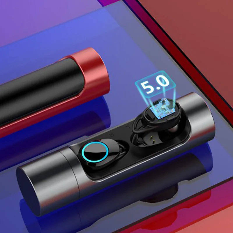 Smart Bluetooth 5.0 earphones earplugs earbuds Binaural stereo touch noise reduction aviation aluminum alloy charging box Siri
Smart Bluetooth 5.0 earphones earplugs earbuds Binaural stereo touch noise reduction aviation aluminum alloy charging box Siri