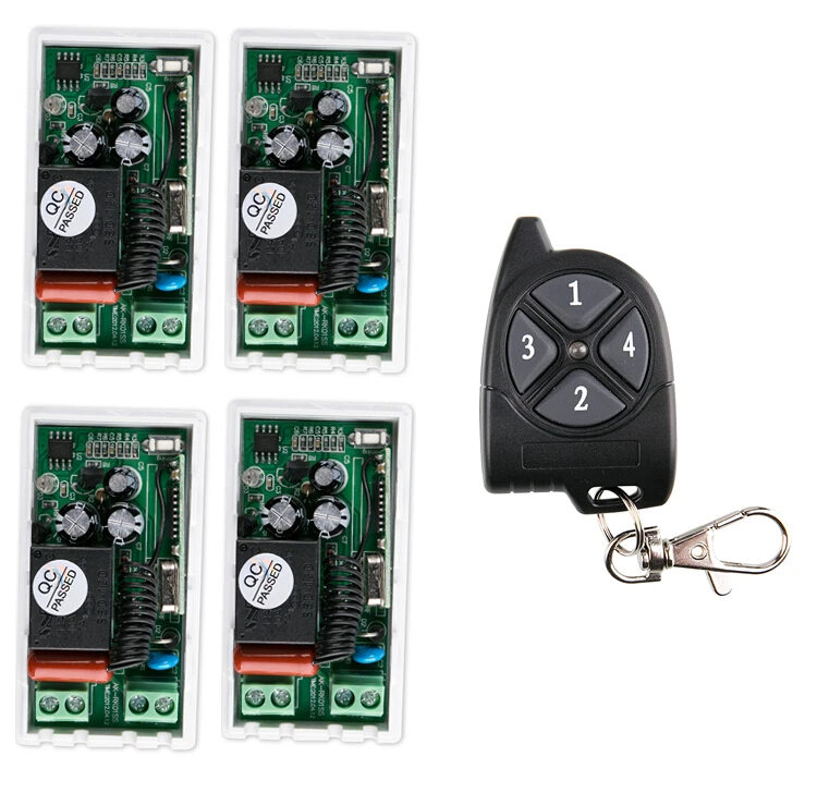 1 ch RF wireless remote control switch 220V easy connection 4* receiver+1 * transmitter 2016 new
1 ch RF wireless remote control switch 220V easy connection 4* receiver+1 * transmitter 2016 new
