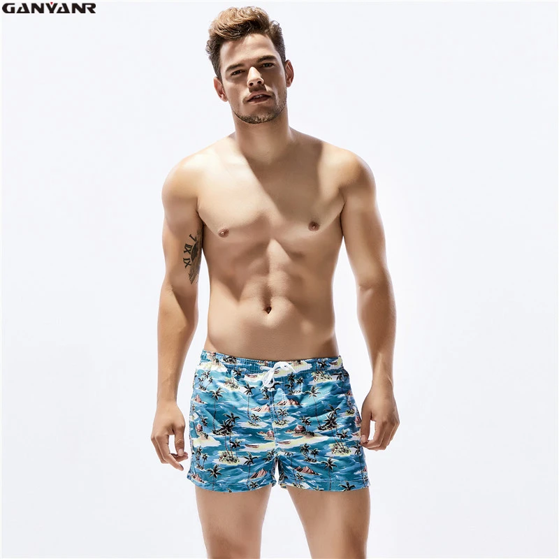 GANYANR Brand Mens Swimming Shorts Swimwear Boardshort Bermuda Surf Beachwear Sunga Briefs Beach Quick Dry Polyester Print 2017
GANYANR Brand Mens Swimming Shorts Swimwear Boardshort Bermuda Surf Beachwear Sunga Briefs Beach Quick Dry Polyester Print 2017
