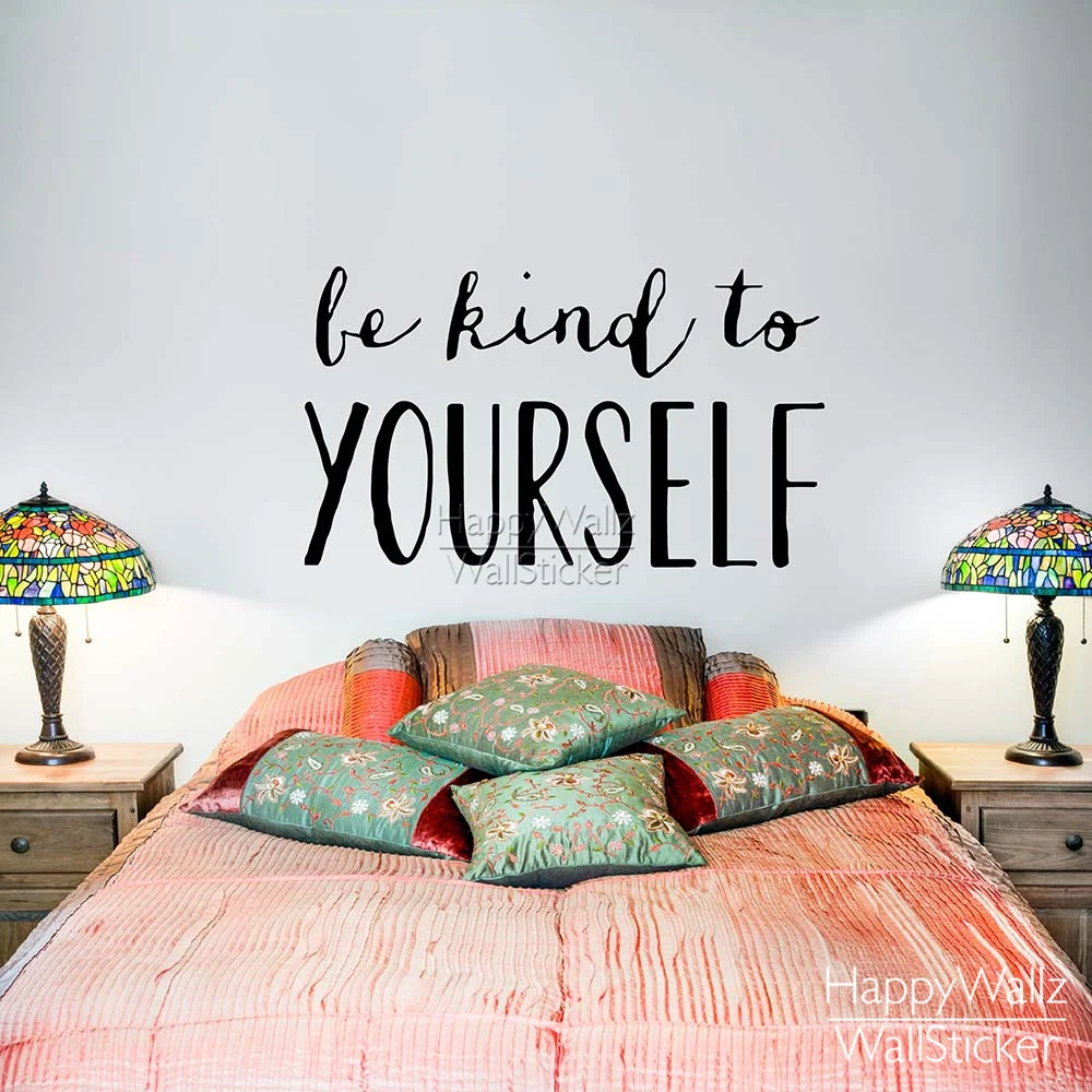 Be Kind To Yourself Quote Wall Sticker Inspirational Quote Wall Decal DIY Removable Easy Decors Vinyl Wall Art 583Q
Be Kind To Yourself Quote Wall Sticker Inspirational Quote Wall Decal DIY Removable Easy Decors Vinyl Wall Art 583Q