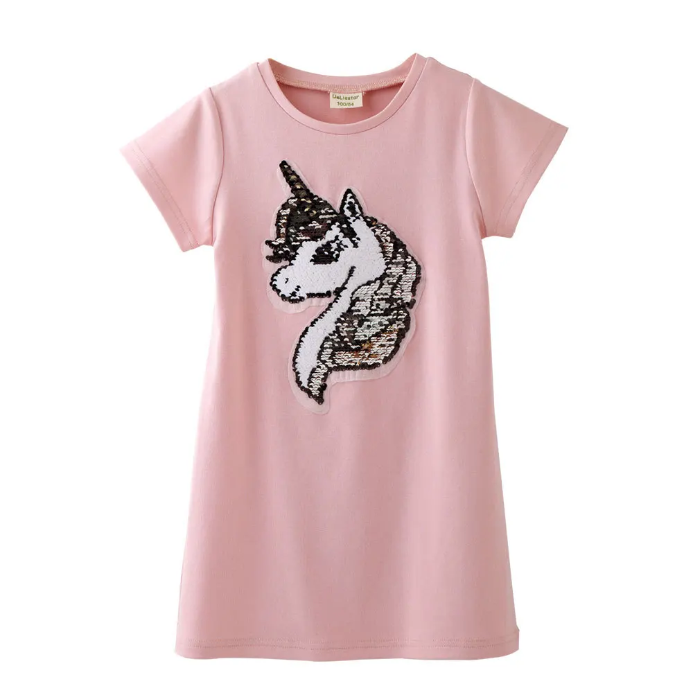 2019 children's new children's short-sleeved unicorn girls dress princess dress children's dress
2019 children's new children's short-sleeved unicorn girls dress princess dress children's dress