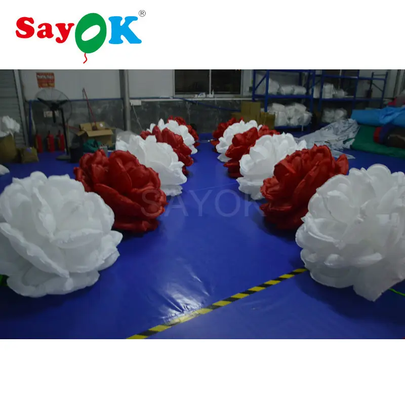 5m red and white led inflatable rose flower chain for wedding decoration with LED light free shipping
5m red and white led inflatable rose flower chain for wedding decoration with LED light free shipping