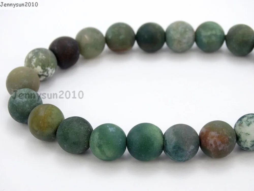 Natural Matte Indian Ag-ate 10mm Frosted Gems stones Round Ball Loose Spacer Beads 15'' 5 Strands/ Pack
Natural Matte Indian Ag-ate 10mm Frosted Gems stones Round Ball Loose Spacer Beads 15'' 5 Strands/ Pack