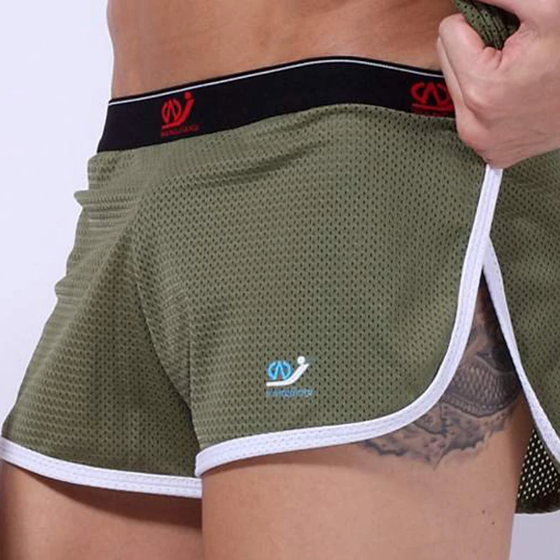 Men Basic Casual Short Pant Nylon Fitness Male Sexy Shorts Quick Dry Fashion Mesh Breathable Trousers High Quality WJ Brand
Men Basic Casual Short Pant Nylon Fitness Male Sexy Shorts Quick Dry Fashion Mesh Breathable Trousers High Quality WJ Brand