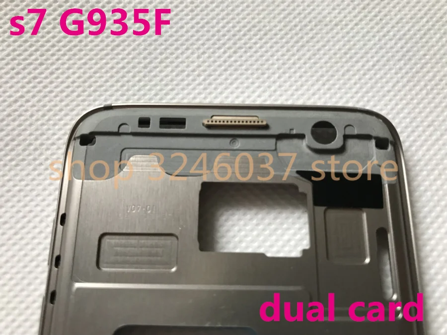 Original For Samsung Galaxy S7 G935 G935F Full Housing Cover Case Middle Frame+Battery Cover+Front Screen Glass Lens dual card
Original For Samsung Galaxy S7 G935 G935F Full Housing Cover Case Middle Frame+Battery Cover+Front Screen Glass Lens dual card