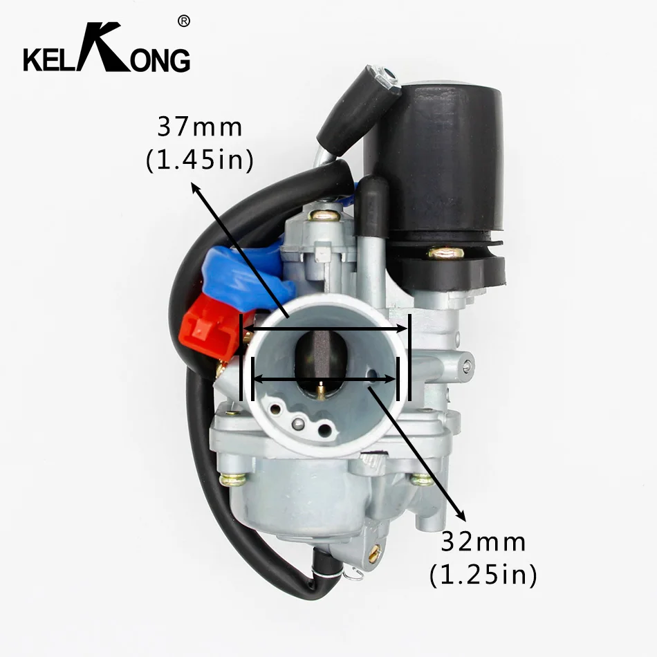 KELKONG 19 мм карбюратор мопед для 2 х тактный Piaggio Zip Yamaha Jog 50 50cc скутер 70cc 90cc мини ATV 1E40QMB|moped carb|electric choke carburetorcarburetor