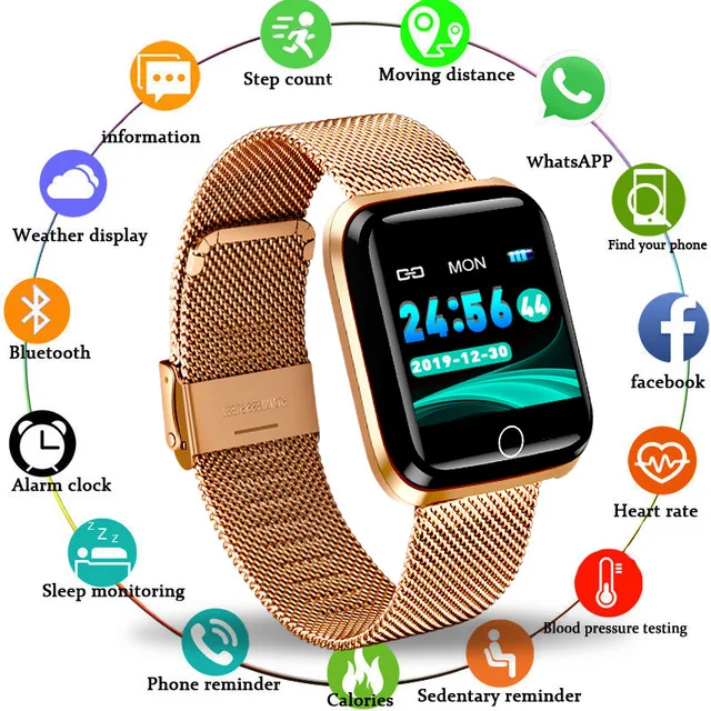 LIGE Smart Bracelet Wristband Heart Rate Tracker Blood Pressure monitor Fitness tracker Sport Waterproof Smart Watch Men Women
LIGE Smart Bracelet Wristband Heart Rate Tracker Blood Pressure monitor Fitness tracker Sport Waterproof Smart Watch Men Women