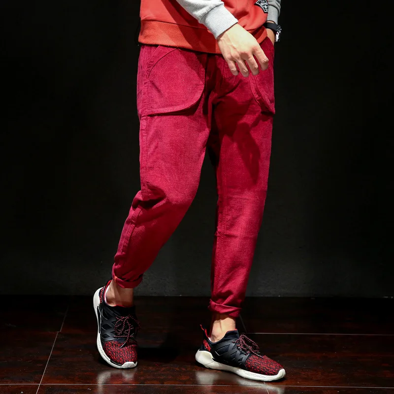 Fashion Brand Pants corduroy casual pants Men 2018 New Male Slim Fit Pencil Pants Trousers Hip hop Autumn Winter
Fashion Brand Pants corduroy casual pants Men 2018 New Male Slim Fit Pencil Pants Trousers Hip hop Autumn Winter
