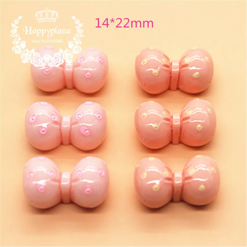 10pcs Kawaii Handpaint Polka Dot 3D Resin Bowknot Flatback Cabochon Charm DIY Craft Decoration,14*22mm
10pcs Kawaii Handpaint Polka Dot 3D Resin Bowknot Flatback Cabochon Charm DIY Craft Decoration,14*22mm
