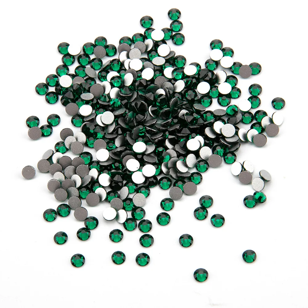 Glass Crystal Emerald Stone Flat Back Nail Art Decoration Rhinestones SS3-SS34 Loose Rhinestones for Clothe decoration
Glass Crystal Emerald Stone Flat Back Nail Art Decoration Rhinestones SS3-SS34 Loose Rhinestones for Clothe decoration