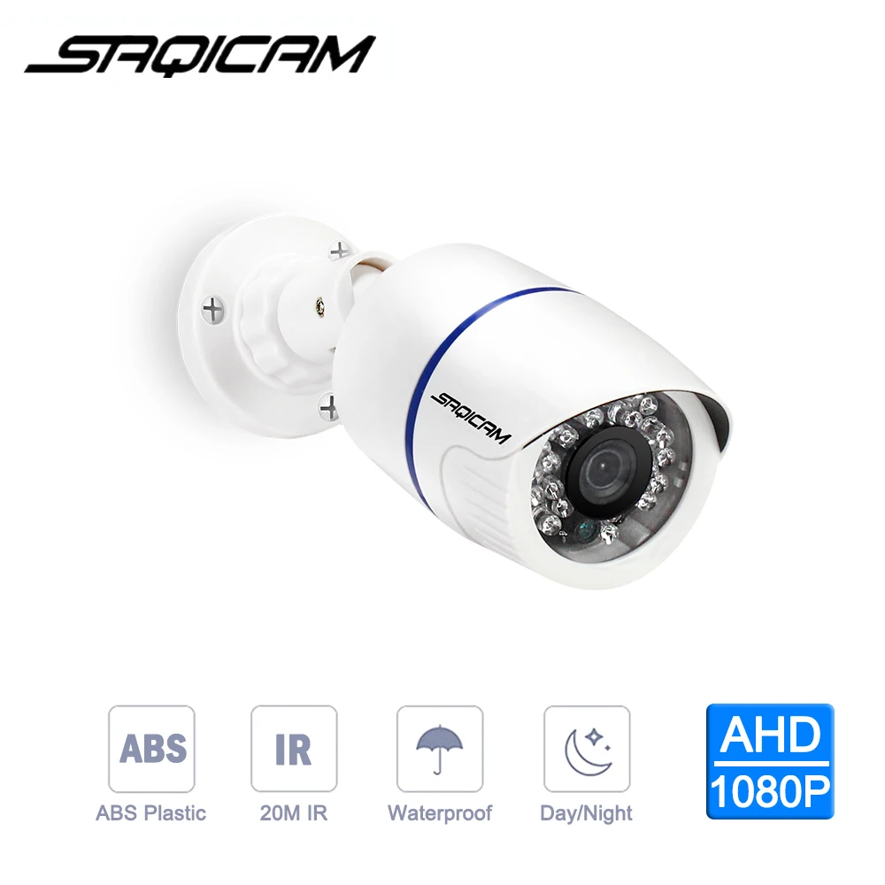 Saqicam 1080P камера видеонаблюдения для системы 20 м супер ночное видение 2.0MP AHD