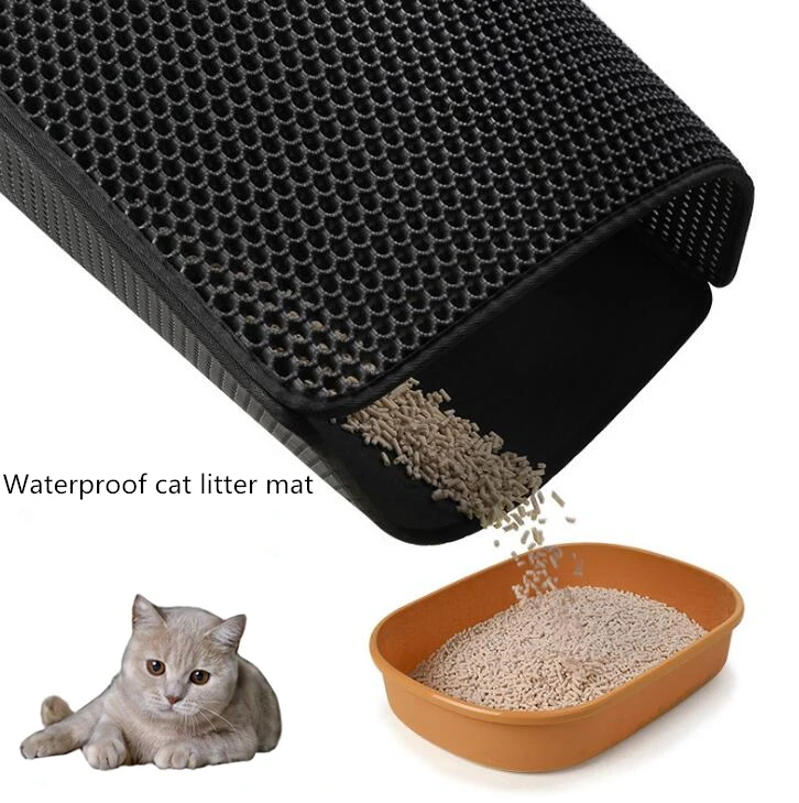 Waterproof Pet Cat Litter Mat EVA Double Layer Cat Litter Trapping Pets Mat Pad Bottom Non-slip Pet Litter Cat Mat Floor
Waterproof Pet Cat Litter Mat EVA Double Layer Cat Litter Trapping Pets Mat Pad Bottom Non-slip Pet Litter Cat Mat Floor