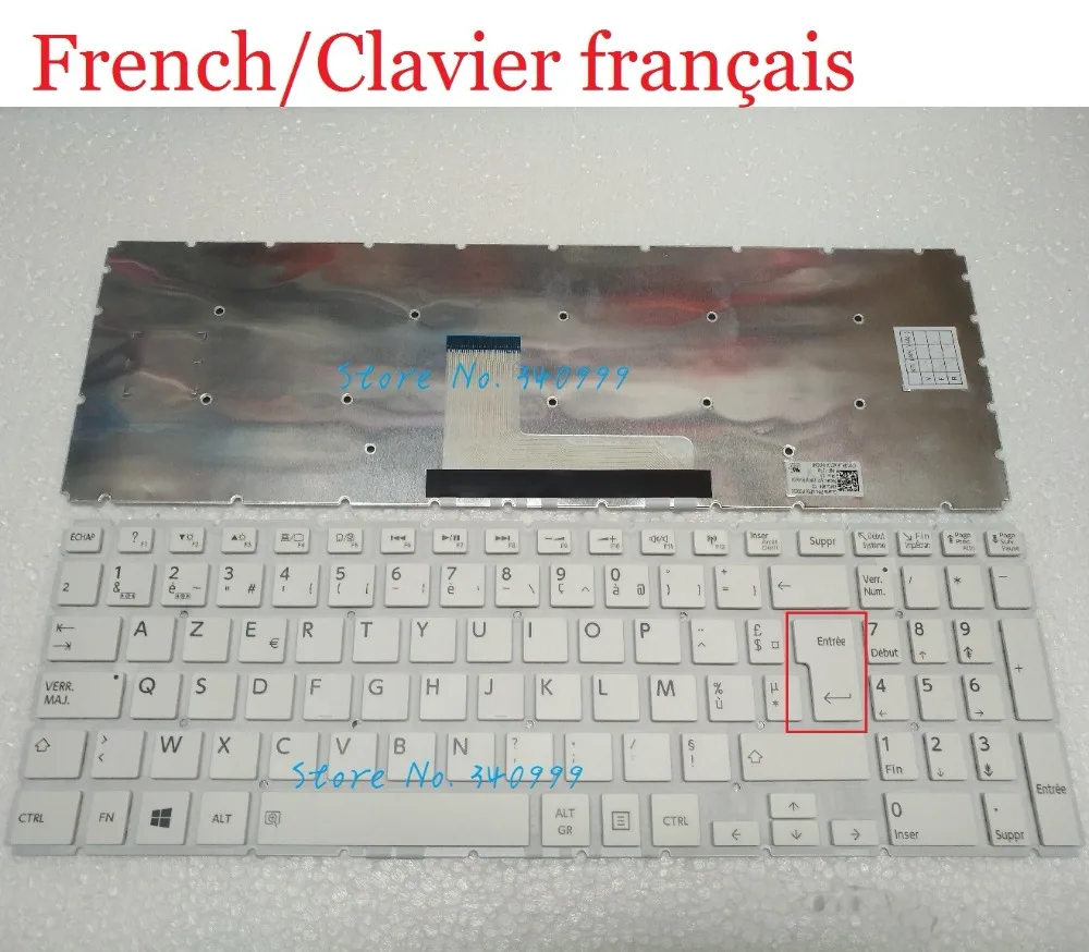 new laptop Keyboard for Toshiba Satellite L50-B L50D-B L50-B-14V FR French keyboard 
new laptop Keyboard for Toshiba Satellite L50-B L50D-B L50-B-14V FR French keyboard