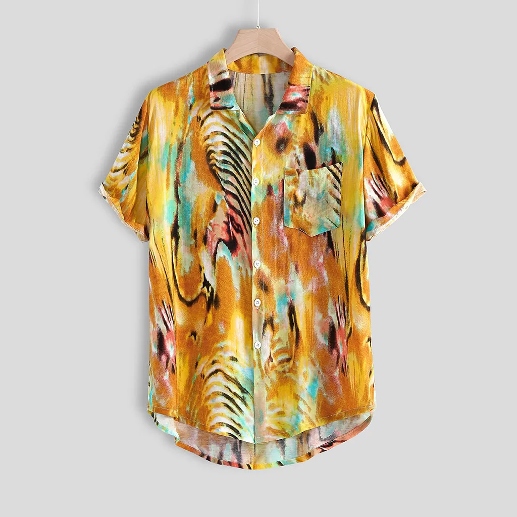 Men Shirts Hawaiian Retro Ethnic Style Print Shirt Short Sleeve Lapel Couple Loose Holiday Beach Plus Size Masculina Homme
Men Shirts Hawaiian Retro Ethnic Style Print Shirt Short Sleeve Lapel Couple Loose Holiday Beach Plus Size Masculina Homme