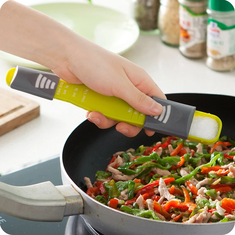 Kitchen Scales Measure Spoon Double End Eight Stalls Measuring Spoon For Salt Soup Coffee Tea Powder Kitchen Gadgets
Kitchen Scales Measure Spoon Double End Eight Stalls Measuring Spoon For Salt Soup Coffee Tea Powder Kitchen Gadgets