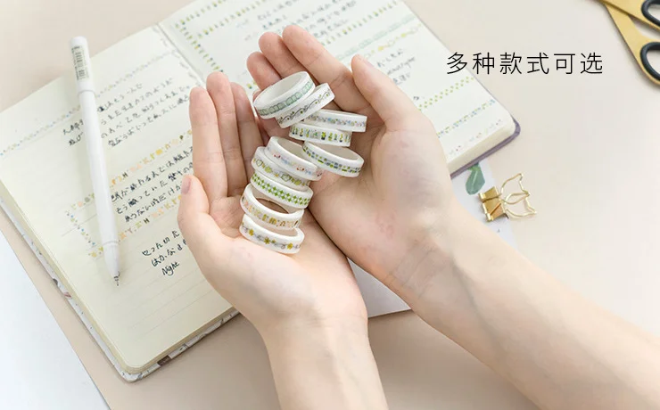 10pcs Cute fresh draam washi tape masking tape DIY decoration Scrapbooking Sticker Label Masking Tape School Office Supplies
10pcs Cute fresh draam washi tape masking tape DIY decoration Scrapbooking Sticker Label Masking Tape School Office Supplies