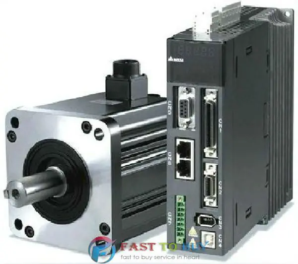 Delta 400W AC Servo Drive and Motor ASD-A2-0421-L + ECMA-G11303RS with Oil Seal New
Delta 400W AC Servo Drive and Motor ASD-A2-0421-L + ECMA-G11303RS with Oil Seal New