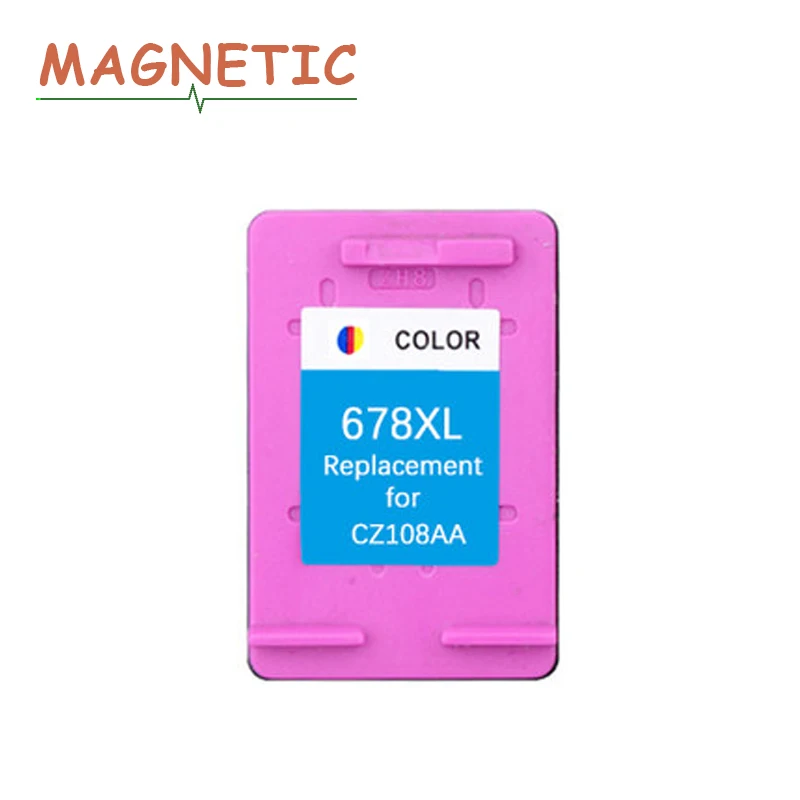 C Magnetic Compatible Ink cartridges for hp678 for HP 678 XL Diskjet 2515 3515 1018 1518 2548 3548 4518 printer Cartridge 678XL
C Magnetic Compatible Ink cartridges for hp678 for HP 678 XL Diskjet 2515 3515 1018 1518 2548 3548 4518 printer Cartridge 678XL