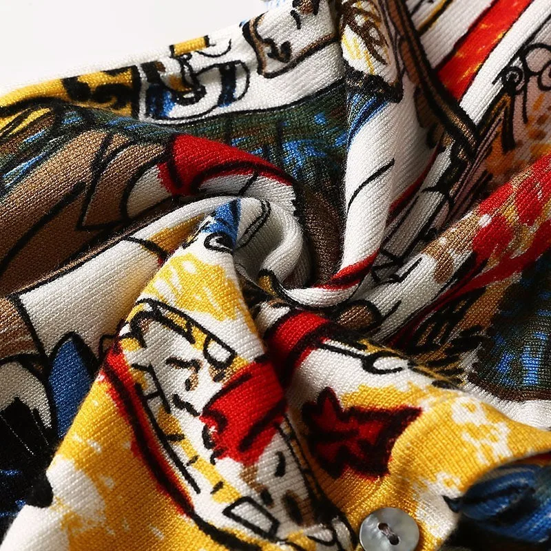 Graffiti print cardigan women long sleeve knitted cardigans 2019 autumn new arrival fashion tops Wholesale price
Graffiti print cardigan women long sleeve knitted cardigans 2019 autumn new arrival fashion tops Wholesale price