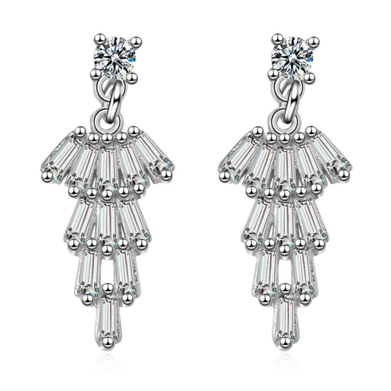 KOFSAC Luxury Crystal Jewelry Trendy 925 Silver Earrings For Women Temperament Girl Engagement Earring Lady Birthday Accessories
KOFSAC Luxury Crystal Jewelry Trendy 925 Silver Earrings For Women Temperament Girl Engagement Earring Lady Birthday Accessories