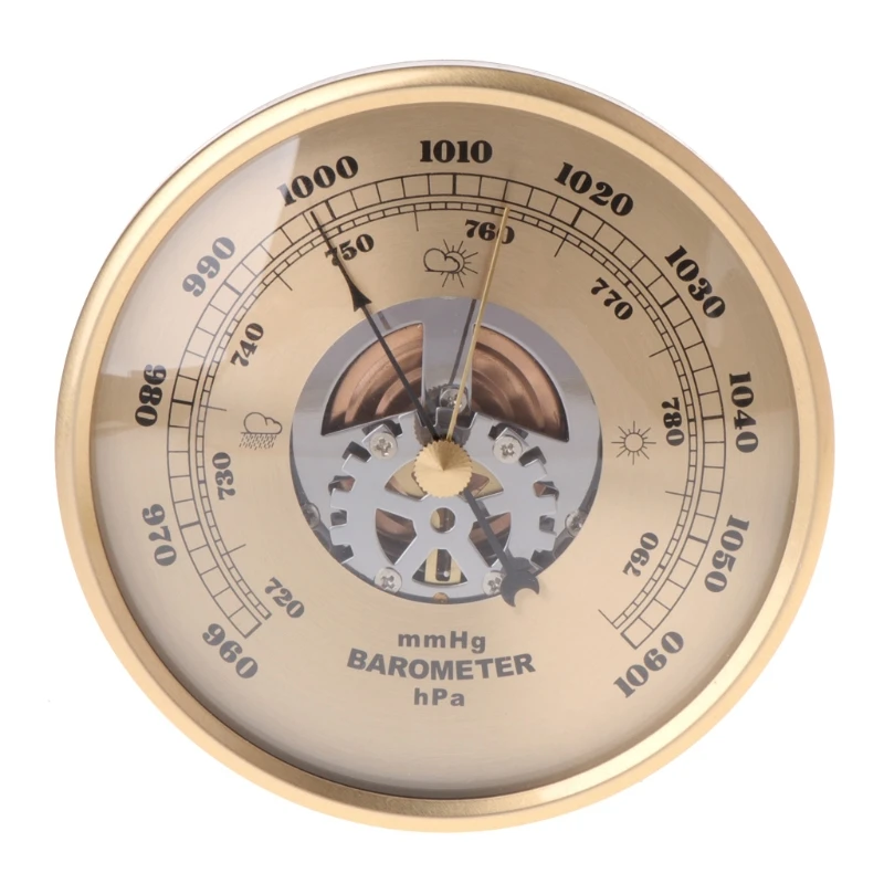 108mm Wall Mounted Barometer Perspective Round Dial Air Weather Station mmHg/hPa
108mm Wall Mounted Barometer Perspective Round Dial Air Weather Station mmHg/hPa