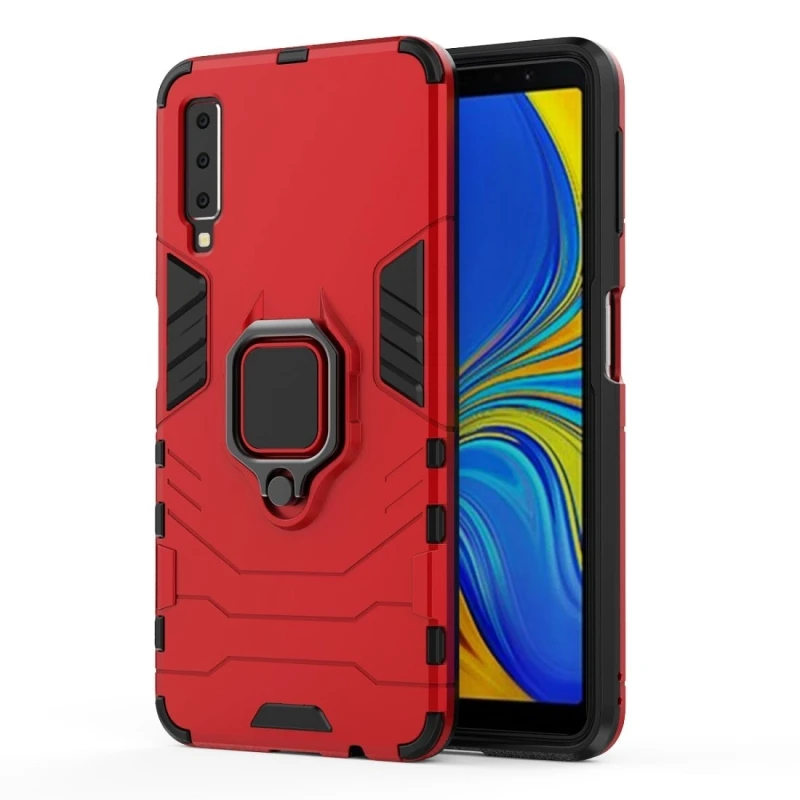 HAWEEL PC + TPU Shockproof Protective Case for Galaxy A7(2018), with Magnetic Ring Holder
HAWEEL PC + TPU Shockproof Protective Case for Galaxy A7(2018), with Magnetic Ring Holder