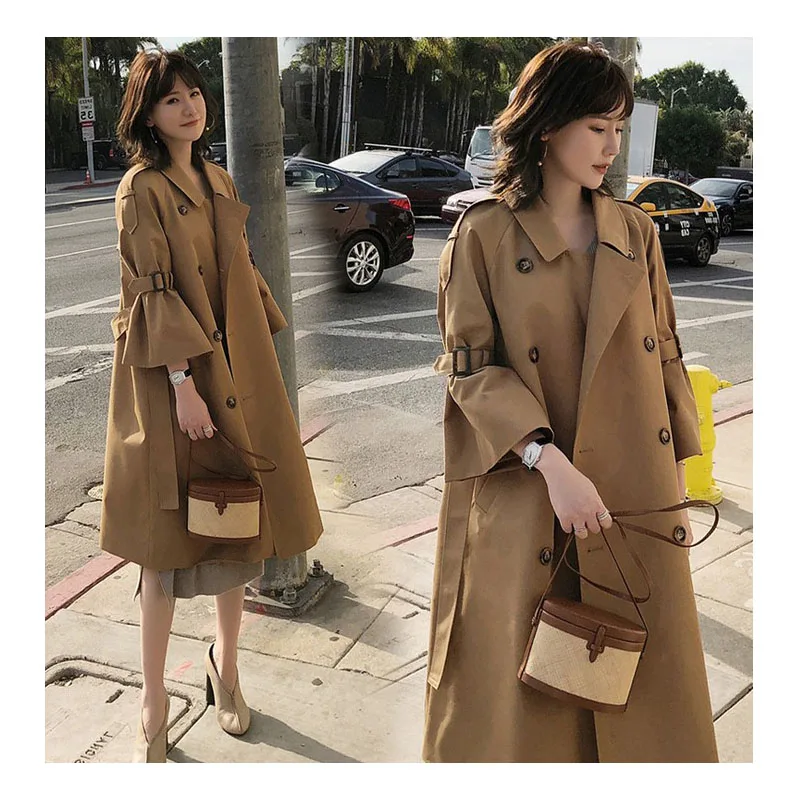 2019 Fashion Autumn Double Breasted Notech Casual Loose Big Size Long Type Women Woolen Coat AA-346
2019 Fashion Autumn Double Breasted Notech Casual Loose Big Size Long Type Women Woolen Coat AA-346