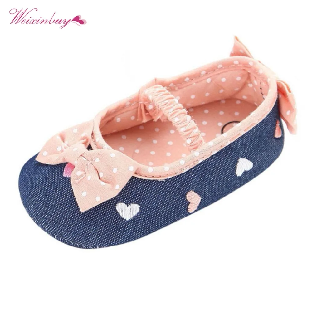 WEIXINBUY Newborn Baby Shoes Soft Soled Girls Bowknot Shoes First Walkers Bow Prewalker Crib Cute Shoes Bebe 0-18M
WEIXINBUY Newborn Baby Shoes Soft Soled Girls Bowknot Shoes First Walkers Bow Prewalker Crib Cute Shoes Bebe 0-18M