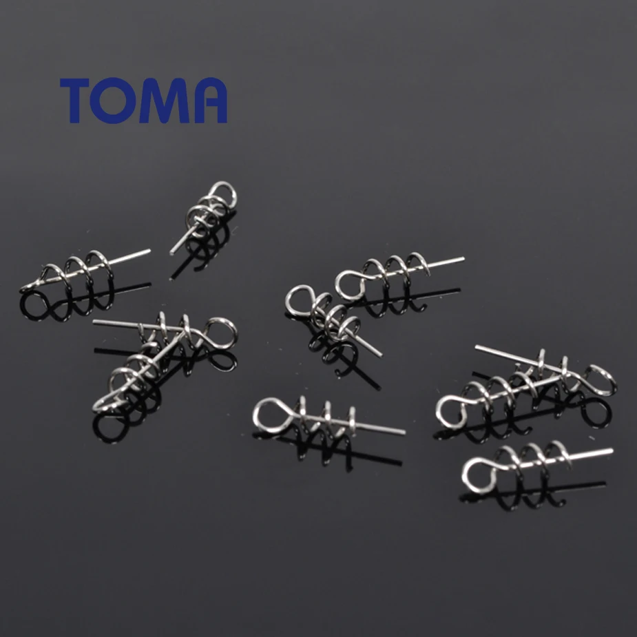 Мягкая рыболовная приманка TOMA 50 шт./лот 16 мм из нержавеющей стали|lure worm|soft lures