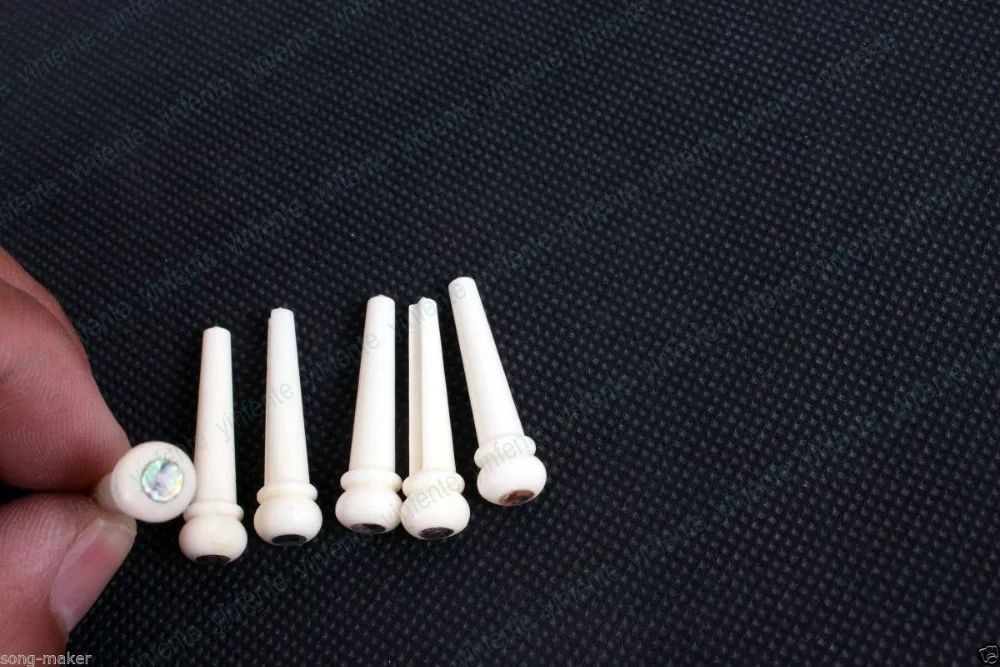 100 pcs Cattle BONE & ABALONE DOT GUITAR BRIDGE END PIN SET FOR ACOUSTIC GUITAR
100 pcs Cattle BONE & ABALONE DOT GUITAR BRIDGE END PIN SET FOR ACOUSTIC GUITAR