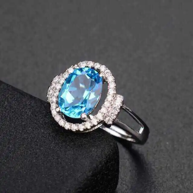 Natural blue topaz stone Ring Natural gemstone Ring S925 sterling silver trendy Elegant Square women girl gift Jewelry
Natural blue topaz stone Ring Natural gemstone Ring S925 sterling silver trendy Elegant Square women girl gift Jewelry